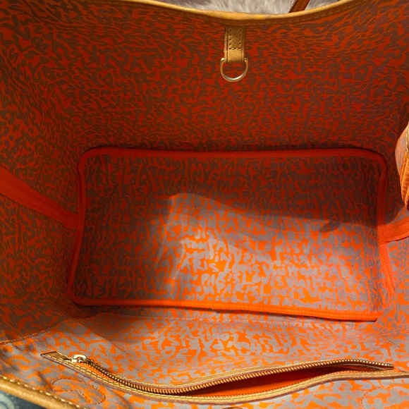 EUC❤️Louis Vuitton Orange Graffiti NF Gm - Picture 15 of 16